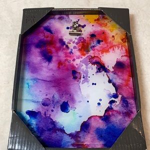 Paint splatter with glossy front picture holder